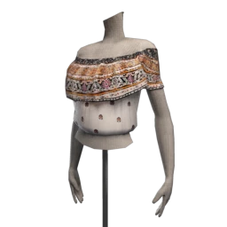 Foal Boho Princess Bardot Top