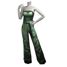 Cloud Nine Green Cargo Jumpsuit
