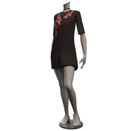 Foal Rose Vines T-Shirt Dress