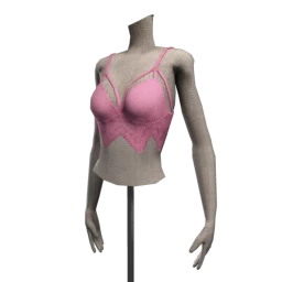 Foal Summer Lace Bralette Top - Pink