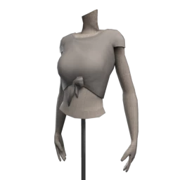 Foal Summer Knotted Top - Grey