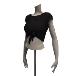 Foal Summer Knotted Top - Black