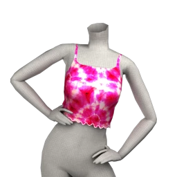 Foal Burst Tie Dye Crop Top