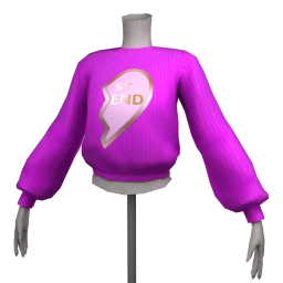 Foal Best Friend Vibes Sweater (Hot Pink)