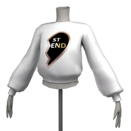 Foal Best Friend Vibes Sweater (White)