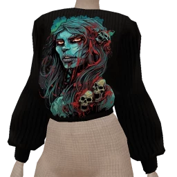 Delirious Zombie Graphic Sweater