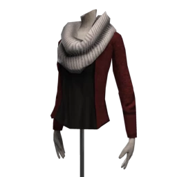 Snow Flurry Chunky Knit Snood