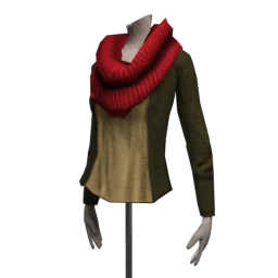 Cherry Compote Chunky Knit Snood