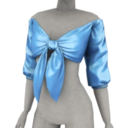 Foal Sear Blues Cropped Top