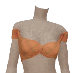 Foal Tan Checked Crop Top