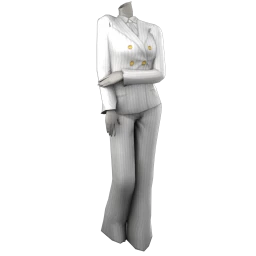 Front Row White Magnolia Suit