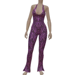 Front Row Purple Waves Jumpsuit
