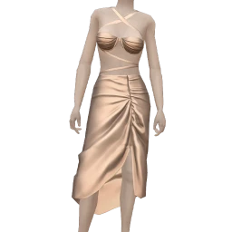 Front Row Satin Shores Dress