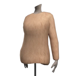 Front Row Faux Fur Jacket - Beige