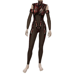 Front Row Night Meow Jumpsuit Red