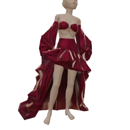 Front Row Maroon Amour Outfit 