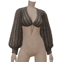 Front Row Grey Soft Knit Crop Top