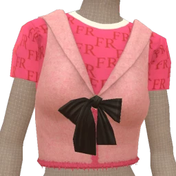 Front Row Tweed Bow Waistcoat