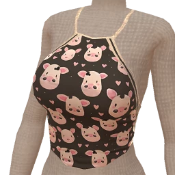 Yume Kawaii Cow Crop Top