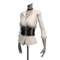 Front Row Dark Side Corset Belt Shirt