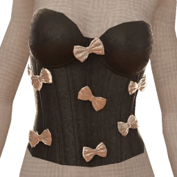 Front Row Crystal Shimmer Strapless Top