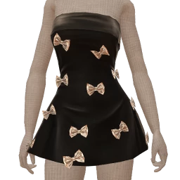 Front Row Bow Reverie Mini Dress