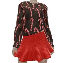 Front Row Candy Print Outfit