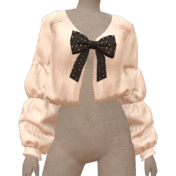 Front Row Big Bow Chic Knitted Jacket