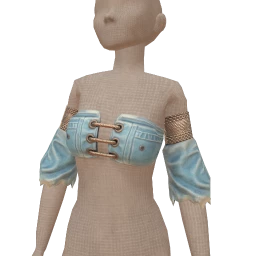 Front Row Raw Denim Bandeau