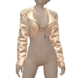 Front Row Reflector Edge Silver Jacket