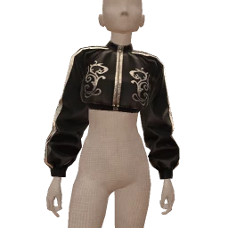 Front Row Celestial Frost Velvet Jacket