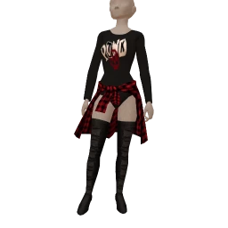 Delirious Punk Skull Outfit