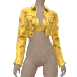 Front Row Lemon Luxe Leather Jacket