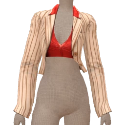 Front Row Pinstripe Tailored Jacket