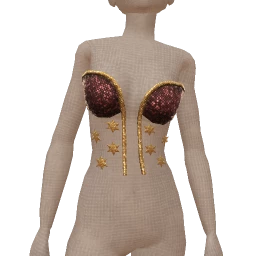 Front Row Burgundy Blaze Crop Top