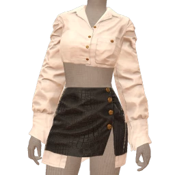 Front Row Power Play Monochrome Outfit