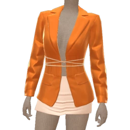 Front Row Orange Splash Outfit