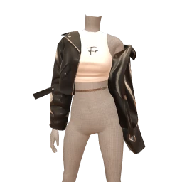 Front Row Street Style Leather Jacket