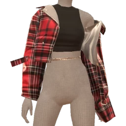 Drop Science X-Max Streetwear Checked Jacket