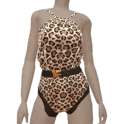 Front Row Jungle Jaguar Romper