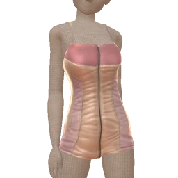 Cloud Nine Metallic Suede And Leather Mini Dress