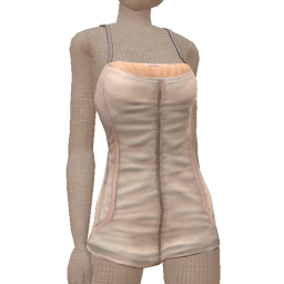 Cloud Nine Ruched Neutral Metallic Denim Mini Dress