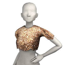 Front Row Living It Up Cropped Top