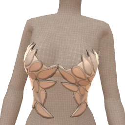 Front Row Gilded Petal Crop Top