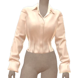 Front Row Sculpted Satin Blouse