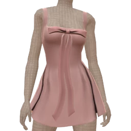 Front Row Baby Pink Bow Dress