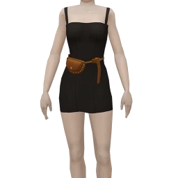 Front Row World Slows Down Dress (Black)