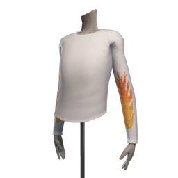 Front Row White Fire Crop Top