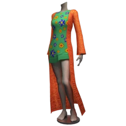 Front Row Flower Power Dress