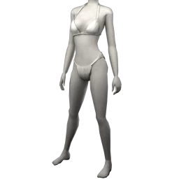 Front Row Silver Splash Bikini